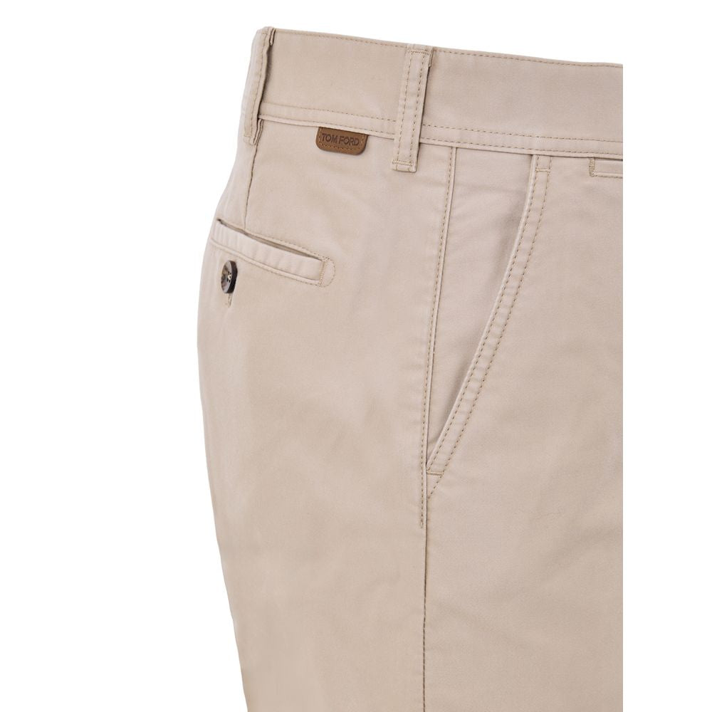 Tom Ford Beige Cotton Chino Pants