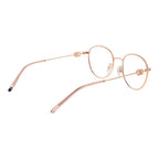 Tommy Hilfiger gold stainless steel glasses frames with clear lenses, stylish and lightweight eyewear for men or women.
