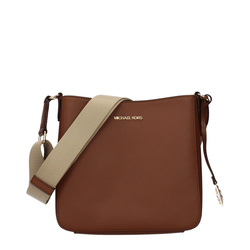 Michael Kors Brown Leather Shoulder Bag Michael Kors