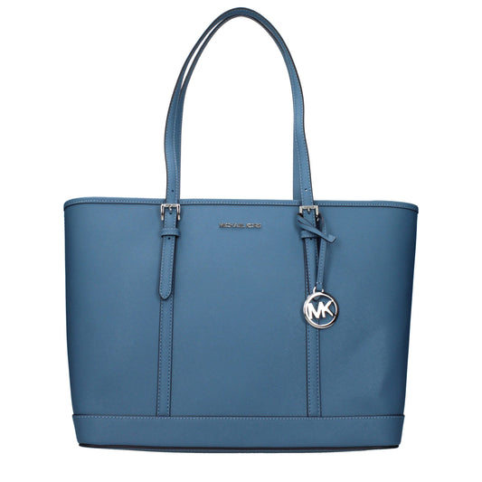 Michael Kors Blue Leather Shoulder Bag Michael Kors