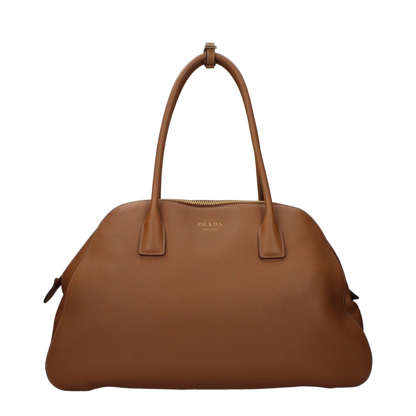 Prada Brown Leather Shoulder Bag Prada