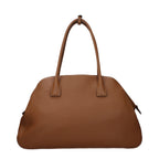 Prada brown leather shoulder bag with sleek design and adjustable strap, stylish accessory for everyday use.