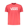 Vans Rosso Cotton Men T-Shirt showing red cotton fabric with Vans logo on the chest.