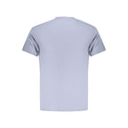 Vans Azzurro cotton men's T-shirt with a relaxed fit and classic crew neckline, featuring the Vans logo on the chest.