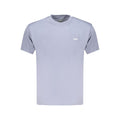 Vans men's blue cotton T-shirt with crew neck and short sleeves, casual streetwear style.