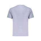 Vans blue cotton men's T-shirt with short sleeves and crew neckline, casual style, displayed flat on a white background.