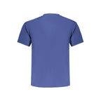 Vans blue cotton men's T-shirt with short sleeves and crew neckline, casual style.