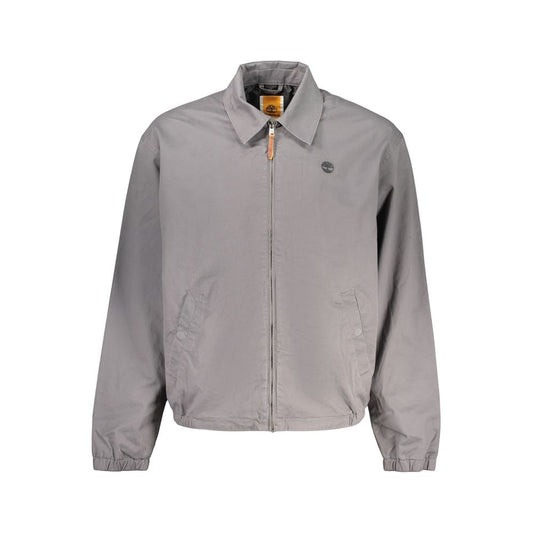 Timberland Grigio Cotton Men's Jacket Timberland
