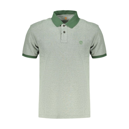 Timberland Verde Cotton Men Polo Timberland