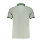 Timberland Verde Cotton Men’s Polo shirt in green with a classic collar and short sleeves, displayed on a plain background.