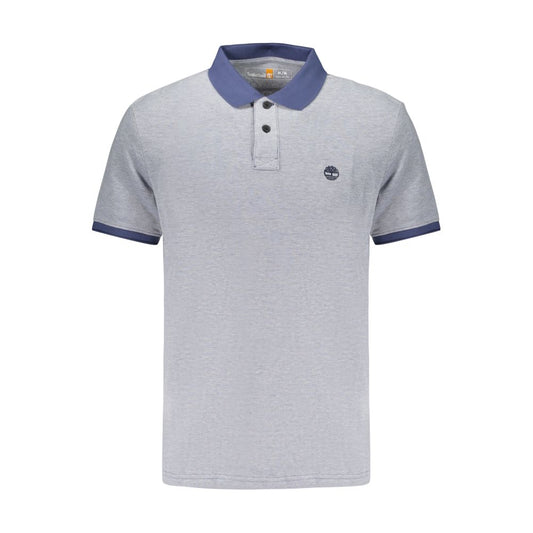 Timberland Blue Cotton Men's Polo Shirt Timberland