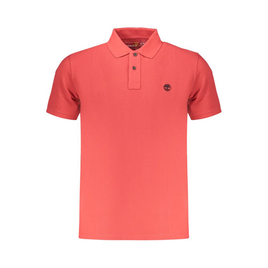 Timberland Red Organic Cotton Men Polo Timberland