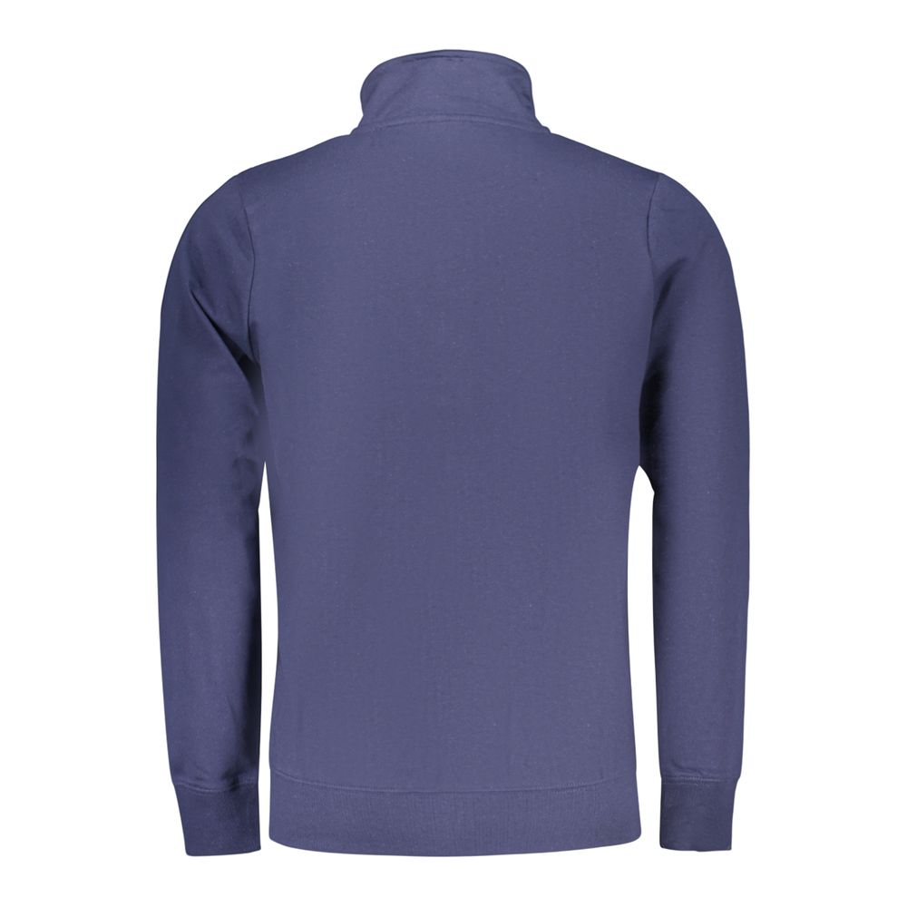 Norway 1963 blue cotton men's sweatshirt with crewneck and long sleeves, casual and comfortable apparel.