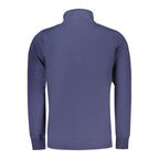 Norway 1963 blue cotton men's sweatshirt with crewneck and long sleeves, casual and comfortable apparel.
