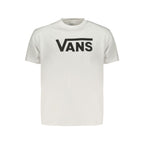Vans Bianco cotton men's T-shirt with crew neckline and short sleeves, featuring a simple, clean design.