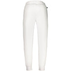 Norway 1963 Bianco cotton men's trackpants with elastic waistband and side pockets, casual athletic wear.