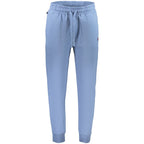 Norway 1963 men's blue cotton trousers with classic fit and tailored design, showcasing front and side view.
