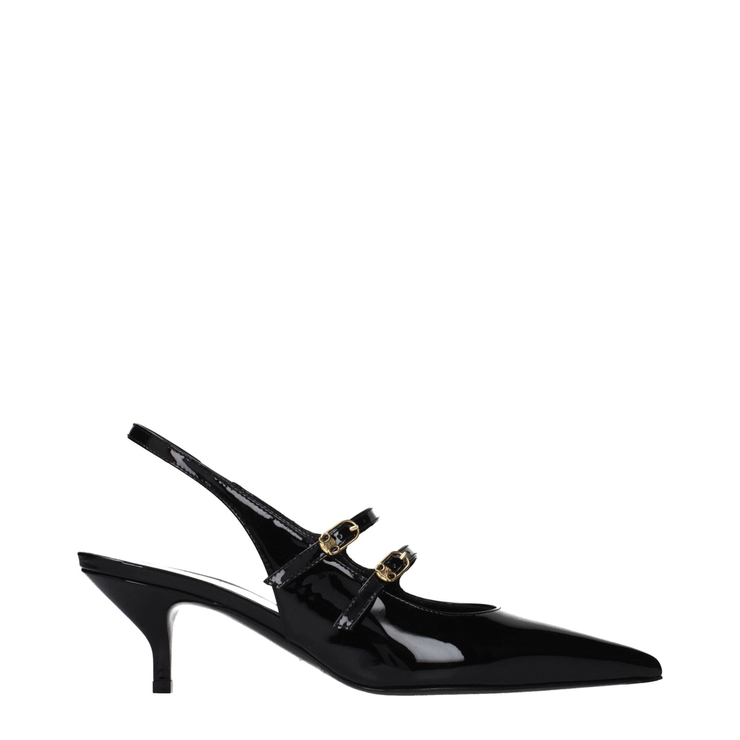 Celine Black Leather Sandals Celine