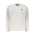 Norway 1963 Bianco cotton men's sweatshirt with crew neck and long sleeves, casual and comfortable apparel.