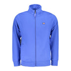 Norway 1963 blue cotton men's sweatshirt with a crew neck and long sleeves, featuring subtle branding details.