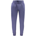 Norway 1963 blue cotton men's track pants with elastic waistband and side pockets, casual athletic wear.