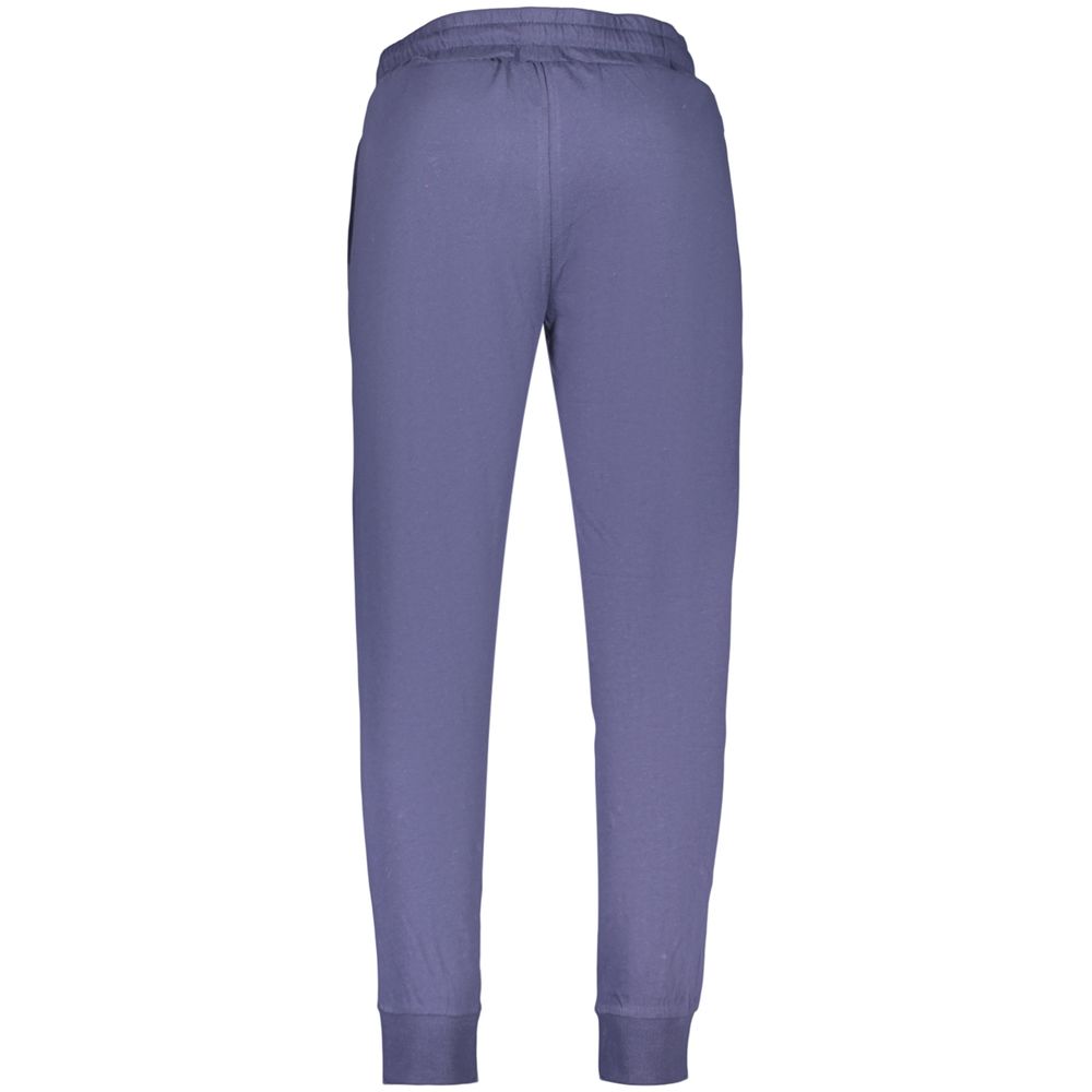Norway 1963 blue cotton men's track pants, casual athletic wear with a relaxed fit and elastic waistband.