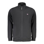 Norway 1963 black cotton men's sweatshirt with crew neck and long sleeves, casual and comfortable fit.