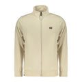 Norway 1963 beige cotton men's sweatshirt displayed flat, featuring a classic crew neck and soft fabric for casual wear.