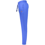 Norway 1963 men's blue cotton sports trousers with a relaxed fit and elastic waistband, ideal for casual or athletic wear.
