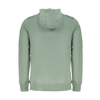 Norway 1963 Verde cotton men's sweatshirt featuring a crew neck and long sleeves, displayed flat on a white background.