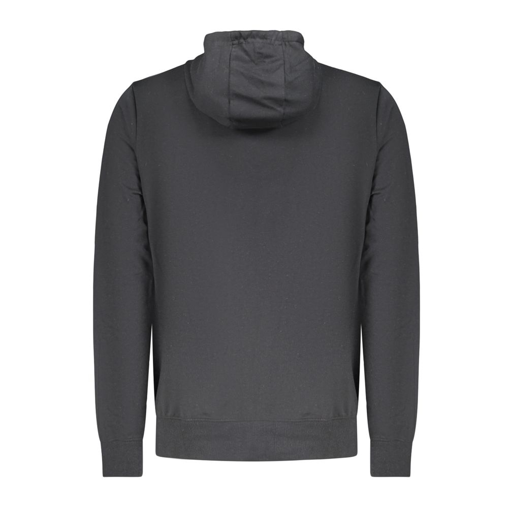 Norway 1963 black cotton men’s sweatshirt with round neckline and long sleeves, casual style and comfortable fit.