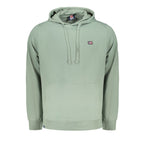 Norway 1963 Verde cotton men's sweatshirt with a relaxed fit, featuring a crew neck and long sleeves.