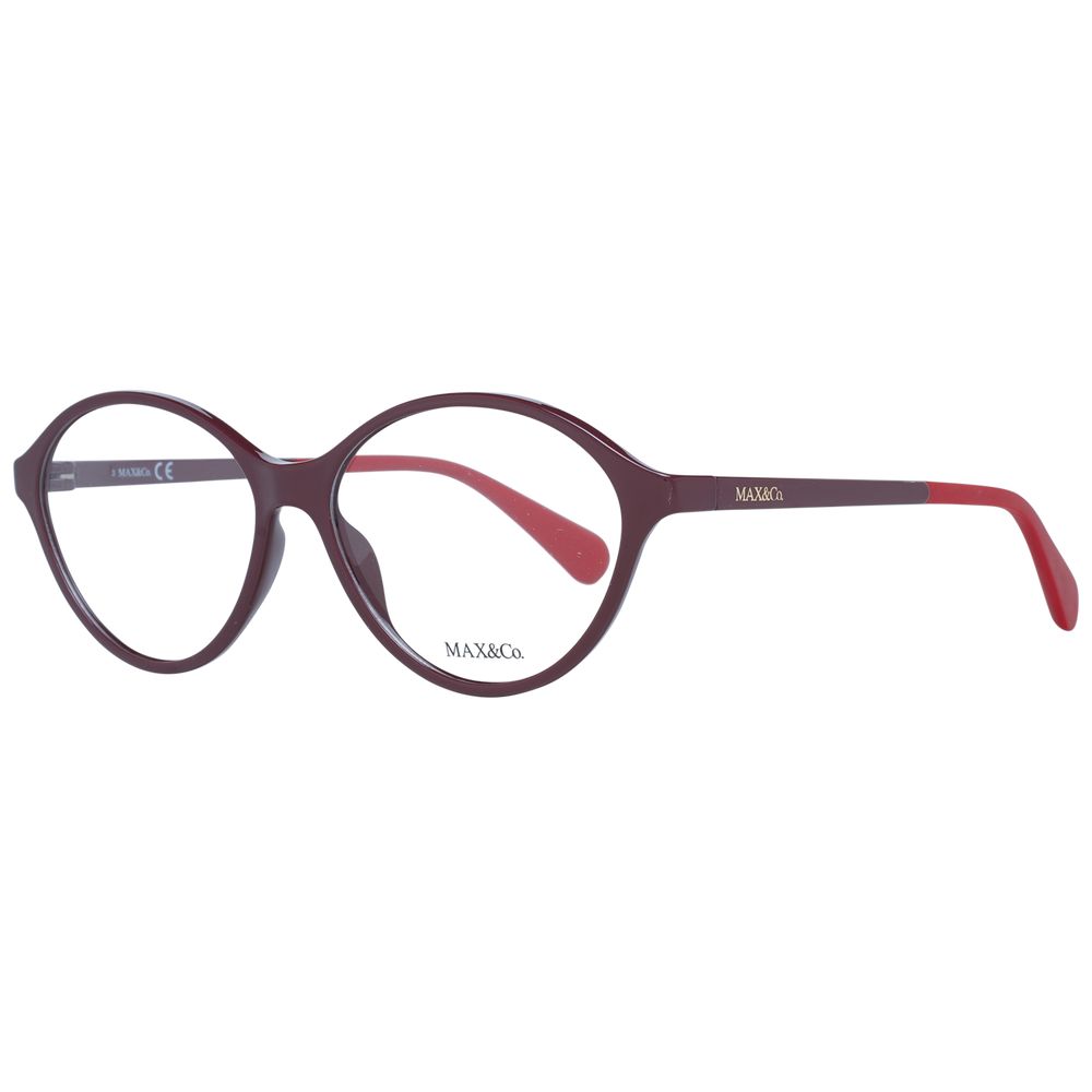 Max & Co Burgundy Plastic Glasses Frames Max & Co
