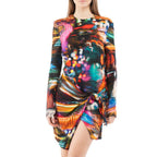 Moschino Multicolor Viscose Casual Dress - Eljoys Fashion 