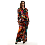 Moschino Multicolor Viscose Casual Dress - Eljoys Fashion 