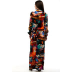 Moschino Multicolor Viscose Casual Dress - Eljoys Fashion 