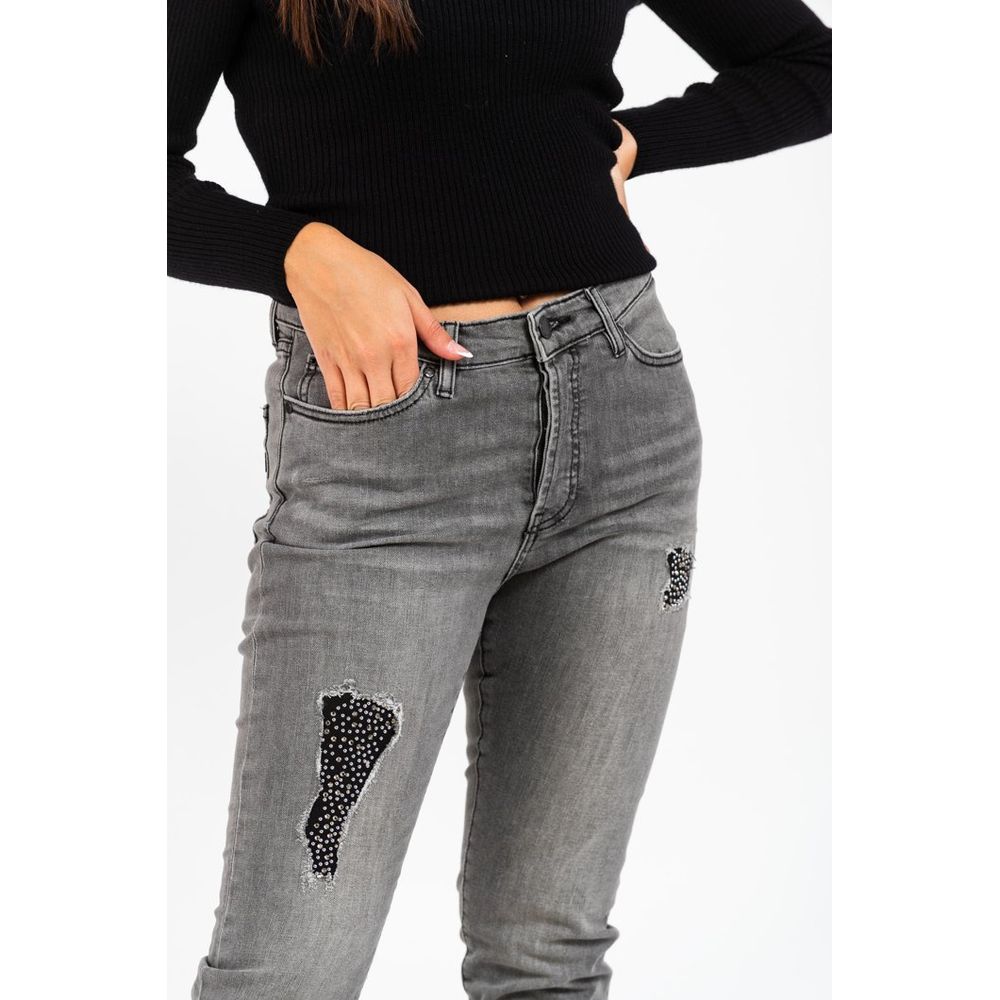 Gas Gray Cotton Jeans Denim - Eljoys Fashion 