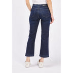 Gas Blue Cotton Flared Jeans - Eljoys Fashion 