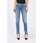 Gas Blue Cotton Slim Fit Jeans - Eljoys Fashion 