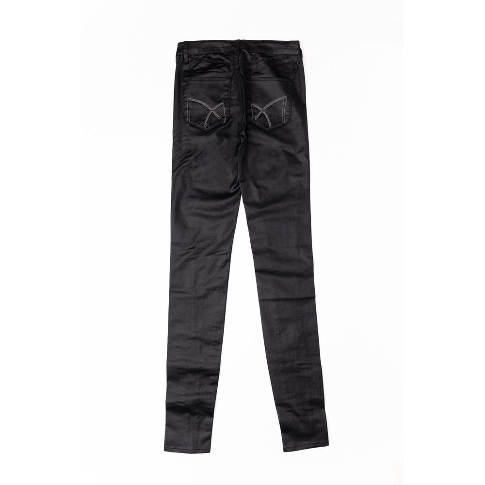 Gas Black Cotton Skinny Jeans - Eljoys Fashion 