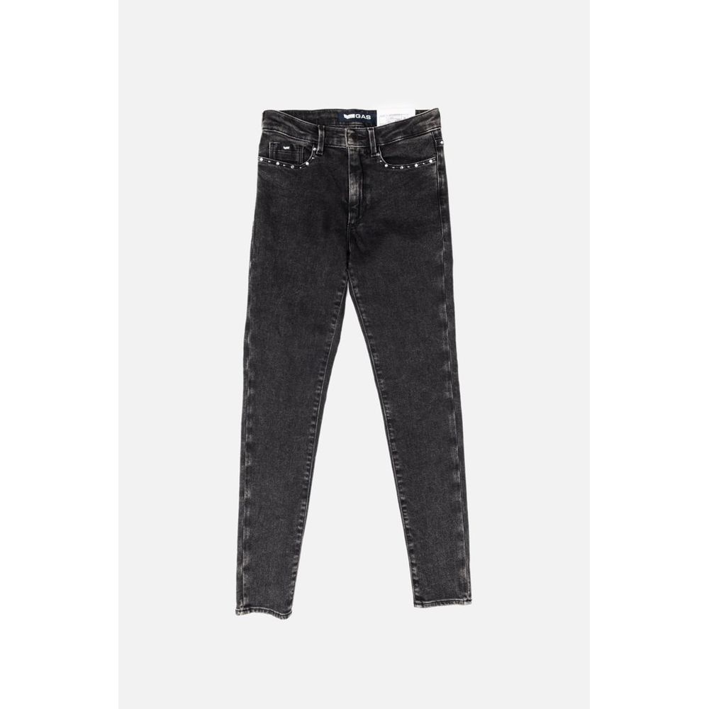 Gas Gray Cotton Skinny Jeans - Eljoys Fashion 