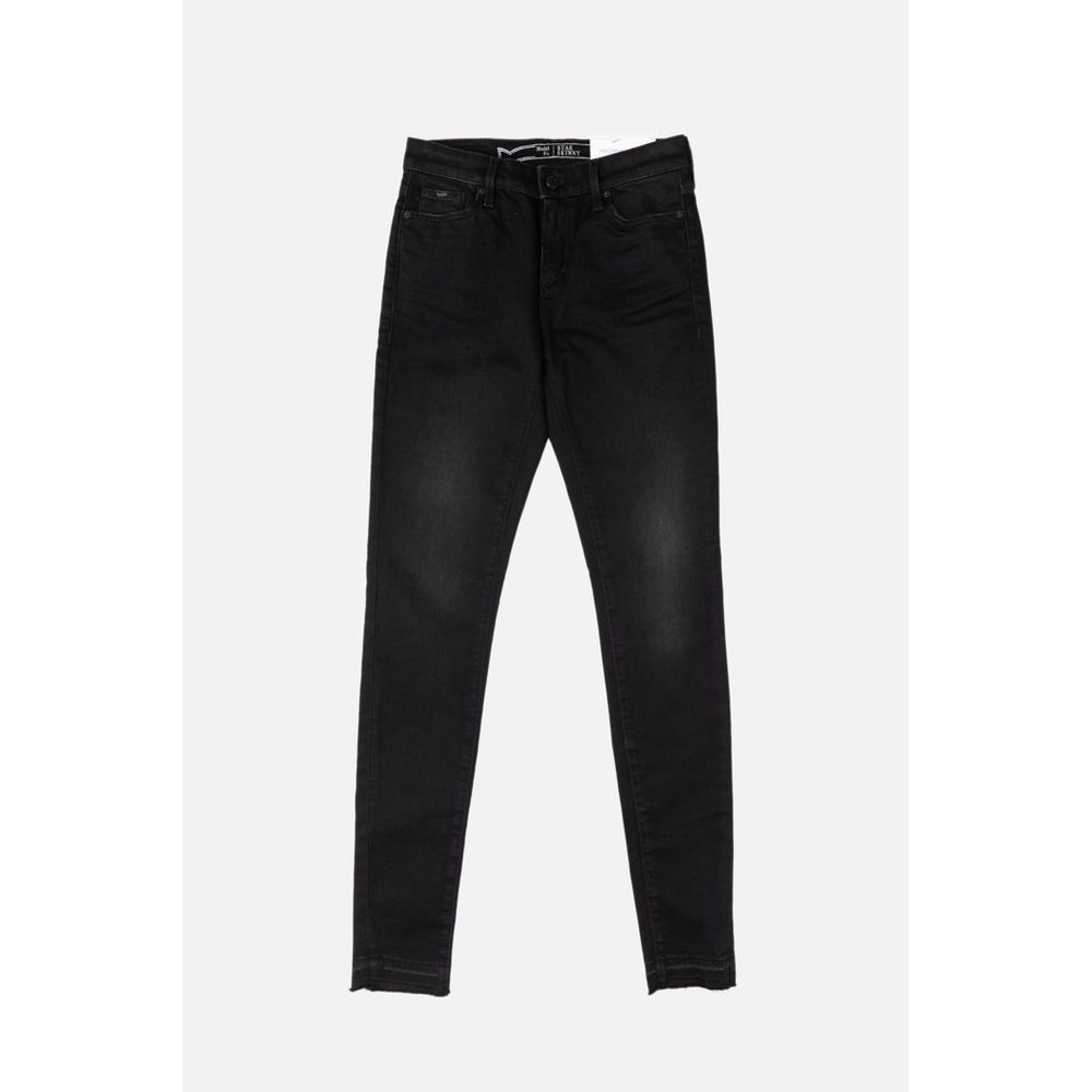 Gas Black Cotton Skinny Jeans - Eljoys Fashion 