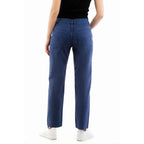 Moschino Blue Cotton Straight-Leg Jeans - Eljoys Fashion 