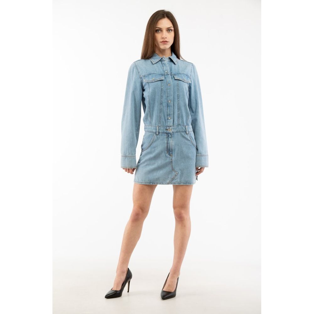 Moschino Multicolor Cotton Casual Dress - Eljoys Fashion 