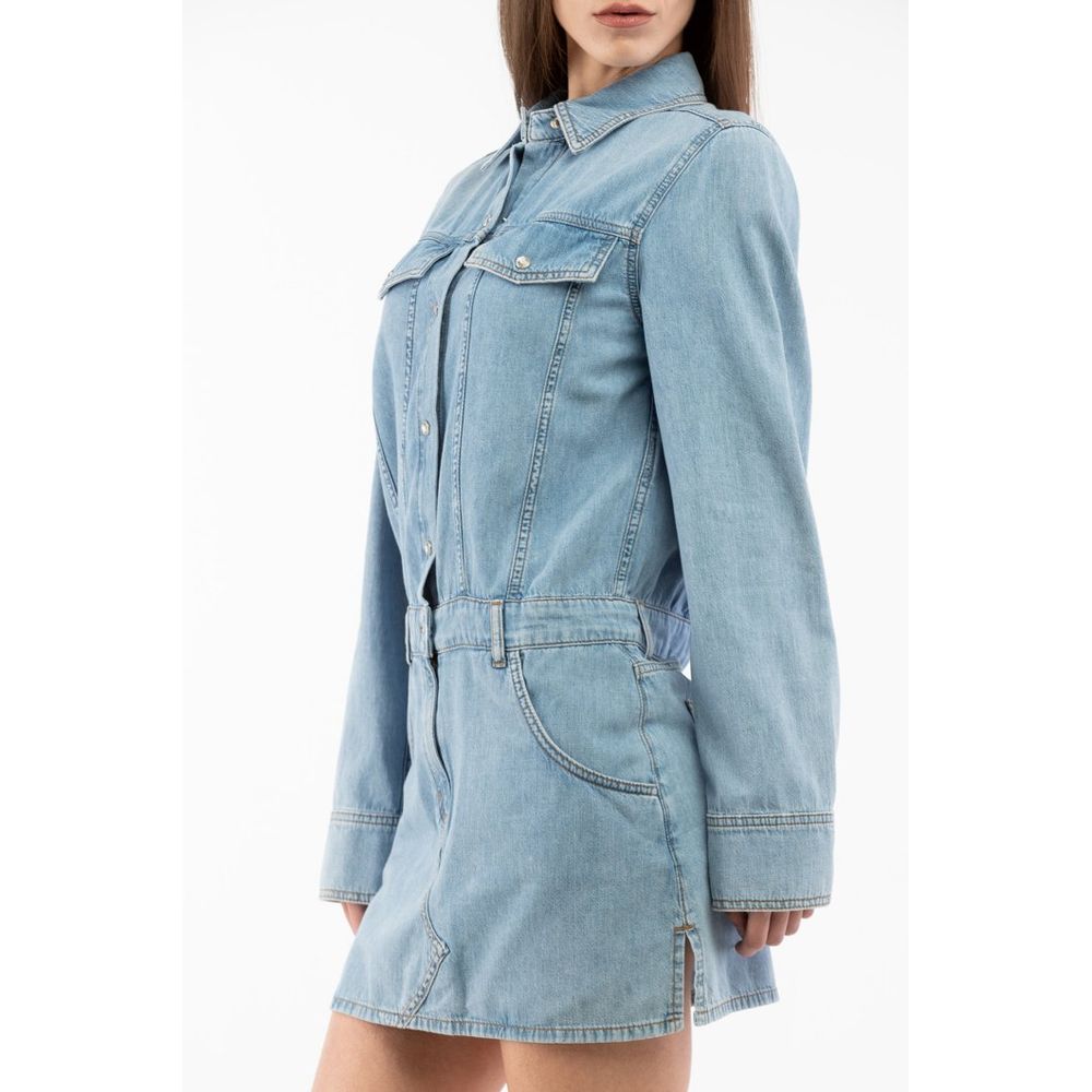 Moschino Multicolor Cotton Casual Dress - Eljoys Fashion 