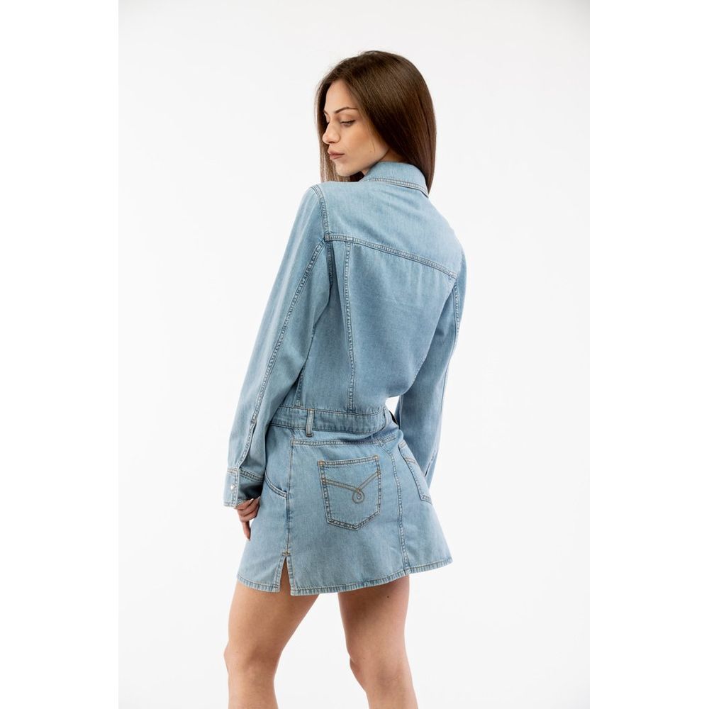 Moschino Multicolor Cotton Casual Dress - Eljoys Fashion 