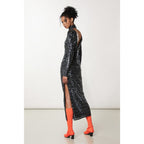 Patrizia Pepe Gold Polyamide Cocktail Dress - Eljoys Fashion 