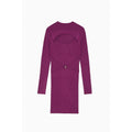 Patrizia Pepe Purple Viscose Casual Dress - Eljoys Fashion 