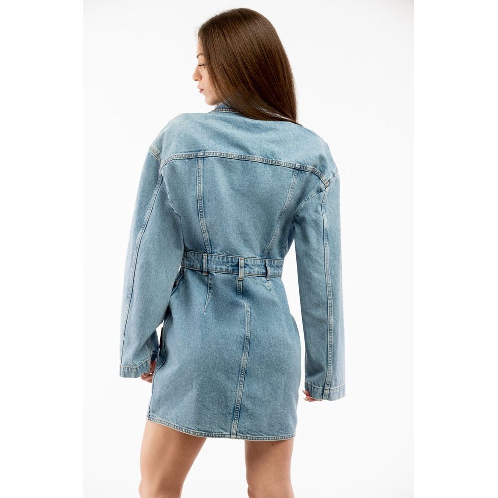 Moschino Multicolor Cotton Denim Jacket - Eljoys Fashion 