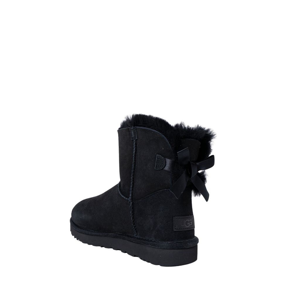 UGG Black Suede Leather Ankle Boots UGG